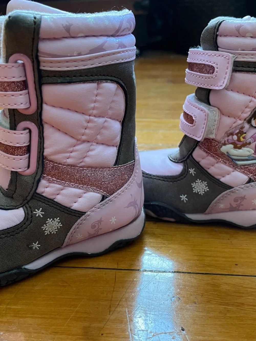 Vintage Dora the Explorer Y2K Rare 2003 Size 5M Toddler Girls Snow Boots Pink